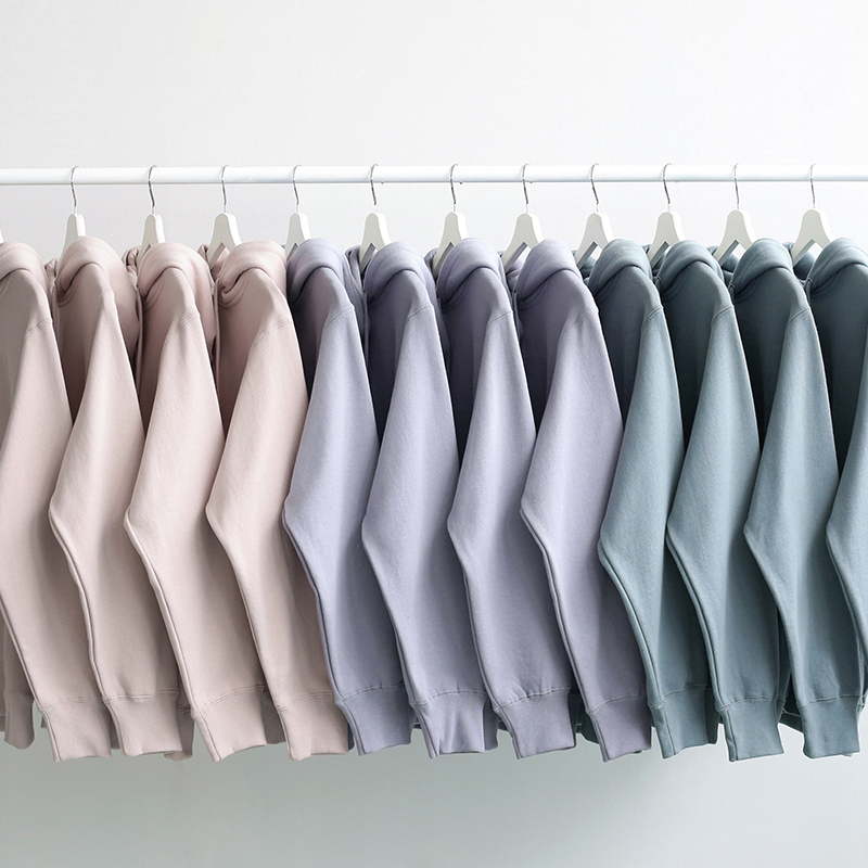 Long Staple Cotton Solid Color Sweatshirt