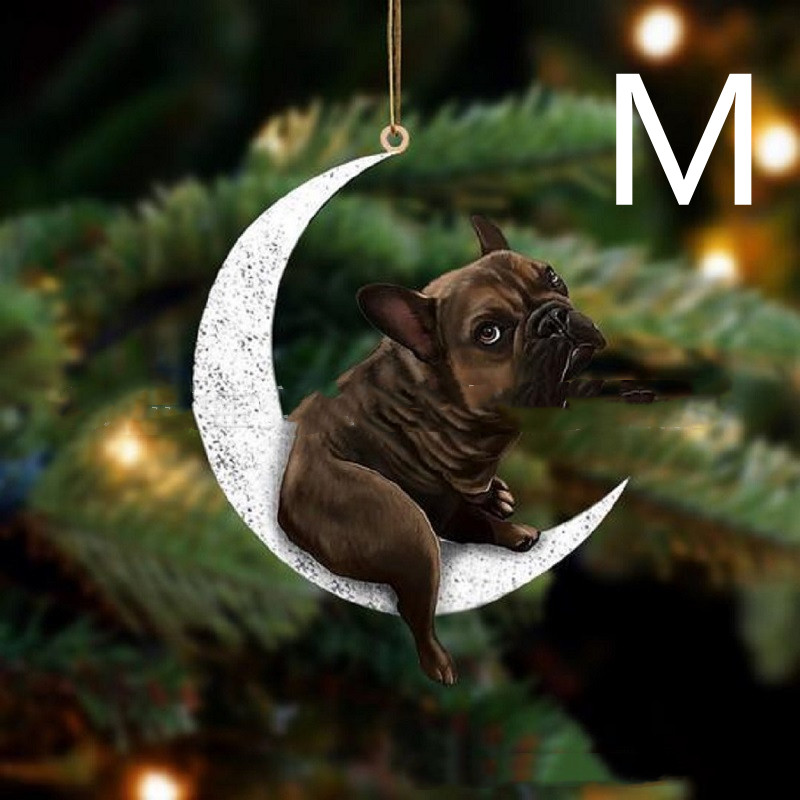 Pet Dog Christmas Tree Art Hanging Ornament – M