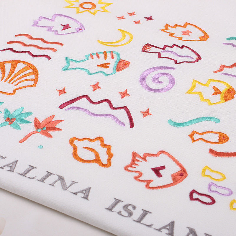 Women's Long Sleeve All-match Fish Embroidery Loose Sweater