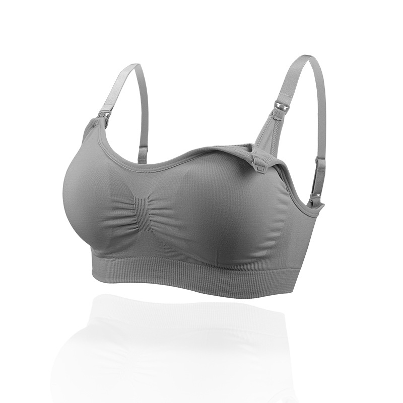 Title 6, Front Button Seamless Nursing Bra Push Up Thin