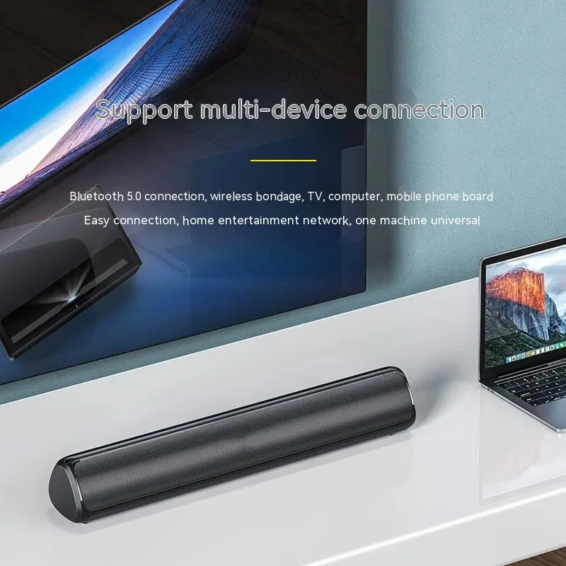 Home TV Speaker Subwoofer Dual Speakers Support