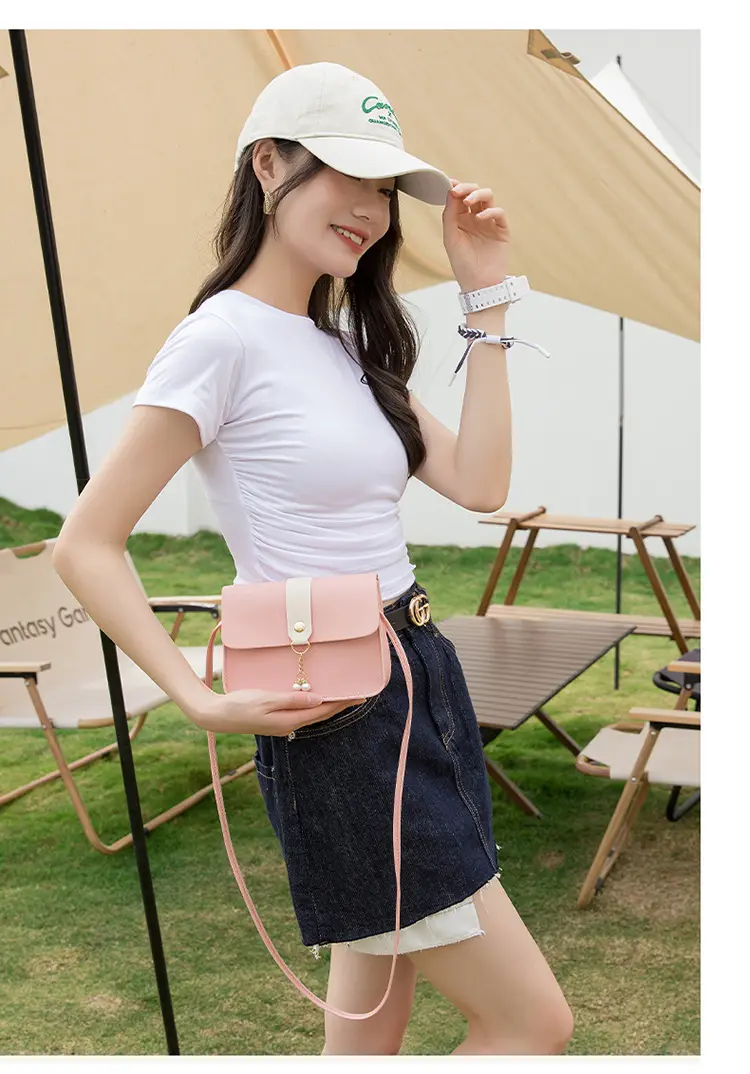 Casual Daily Small Shoulder Bag, Ladies Color