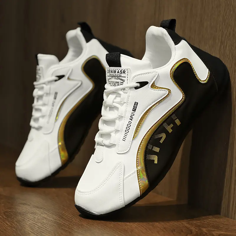Fashion Colorblock Lace-up Sneakers