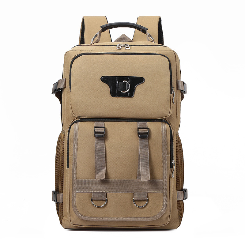 Title 8, Mens Multi-functional Canvas Backpack with Lar...