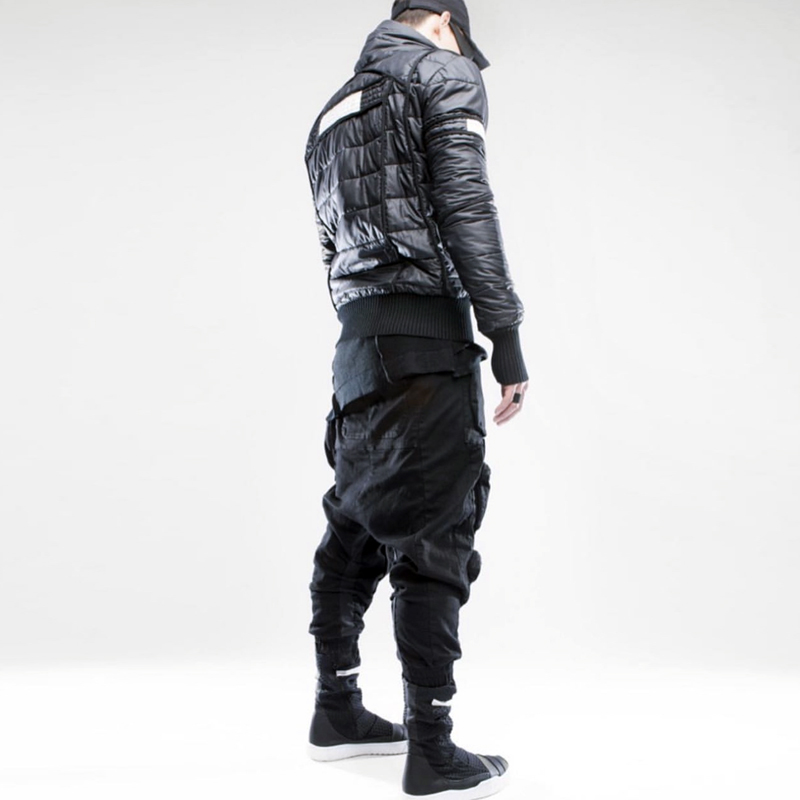 Asymmetric Multi-bag Eight-legged Old Casual Pants For Men