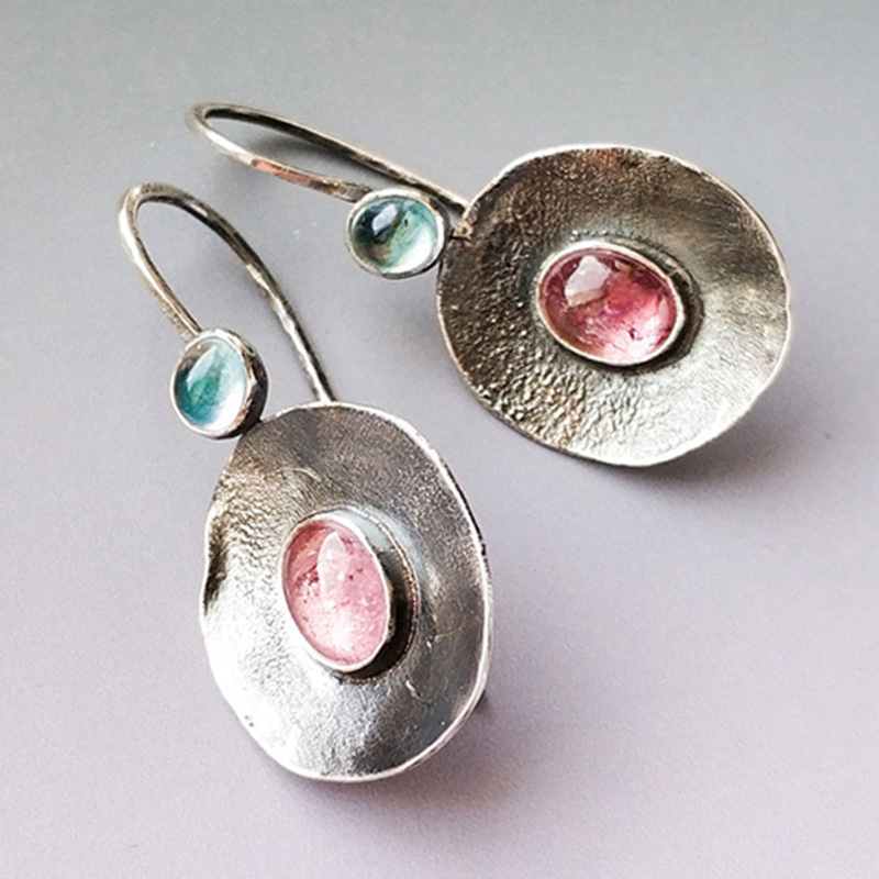 Title 10, Dangle Earring Pendientes Marbled Dripping