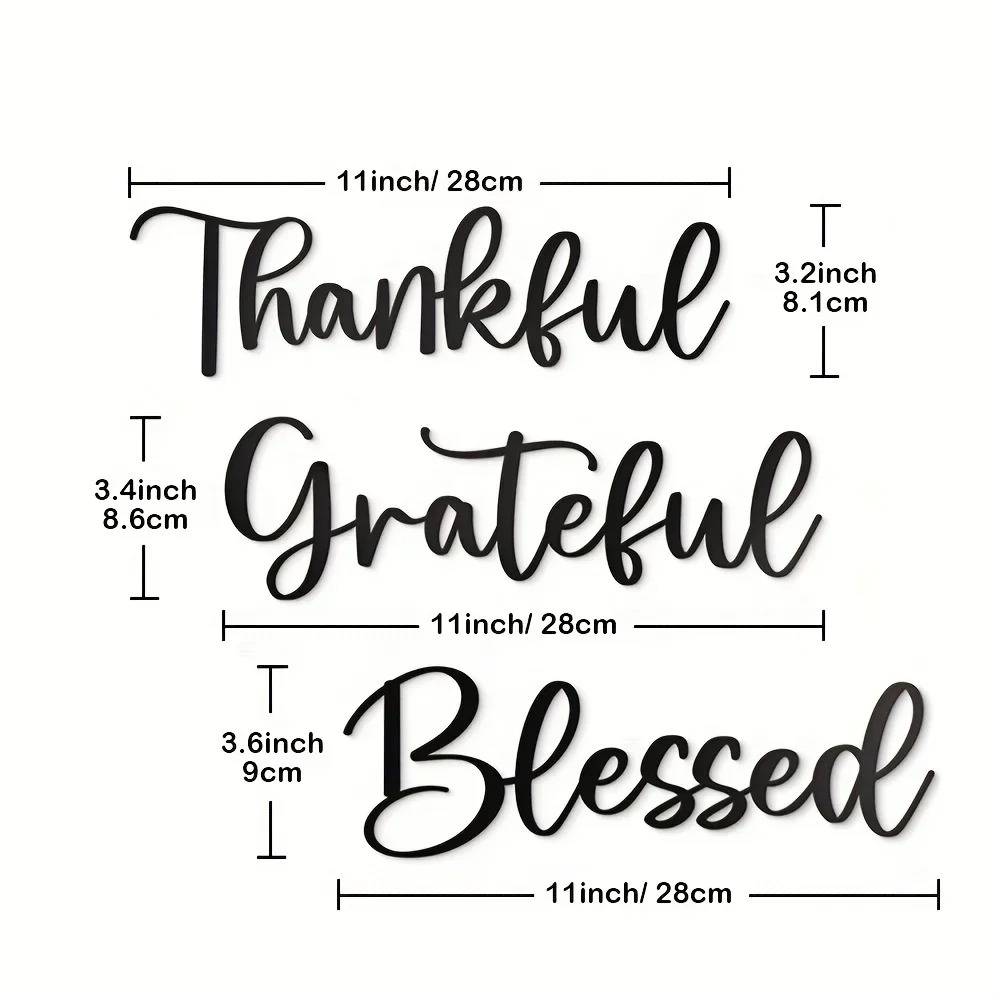 3-Piece Give Thanks' Scripture Wall Art Set view 7