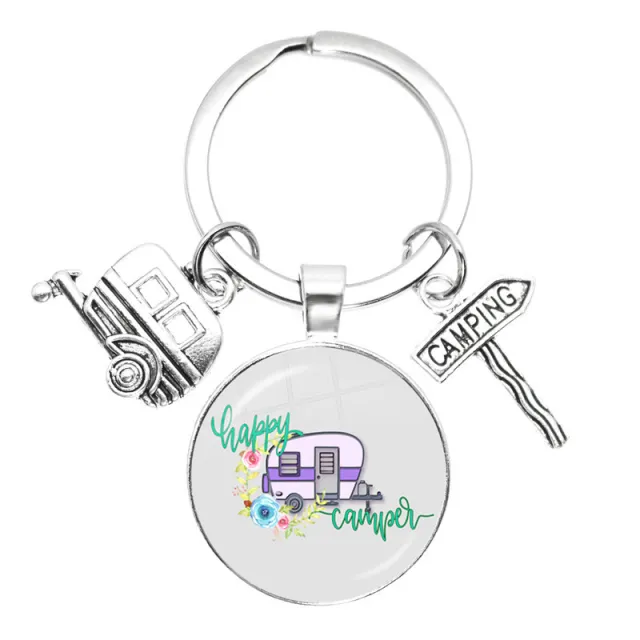 Time Gem Keychain Good Friend Happy Wild Camping Pendant 2 Style - Shop at LoveMi
