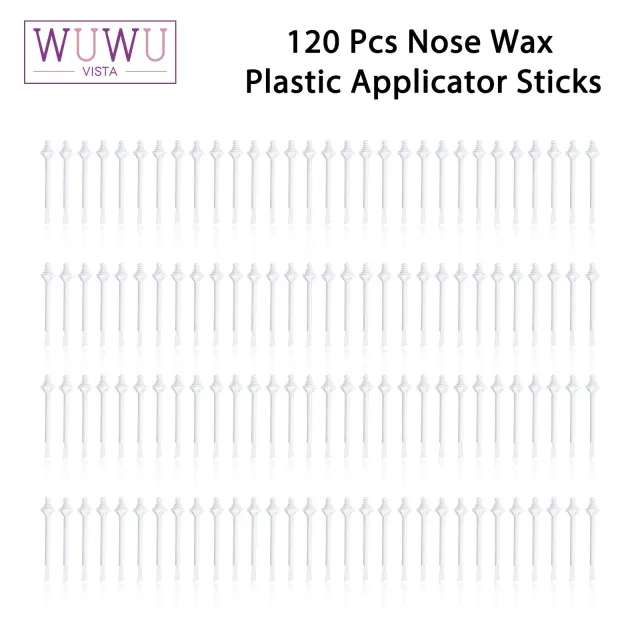 WUWUVISTA Multi Use Wax Stick Remove Nose Beard Eyebrow Hair Stick Removal Tool Kit Beeswax Safe Quick Beads Strips 120Pcs - Shop at LoveMi
