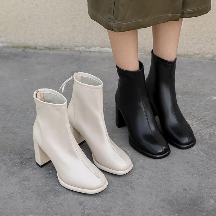 Summer Thin Thick-heeled Korean Style Large Size Fashion Boots