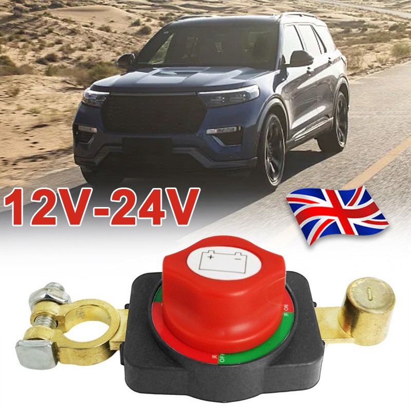 12V 24V Car Battery Disconnect S Witch Cut Off Isolator Marine Truck Camper Boat — image 2