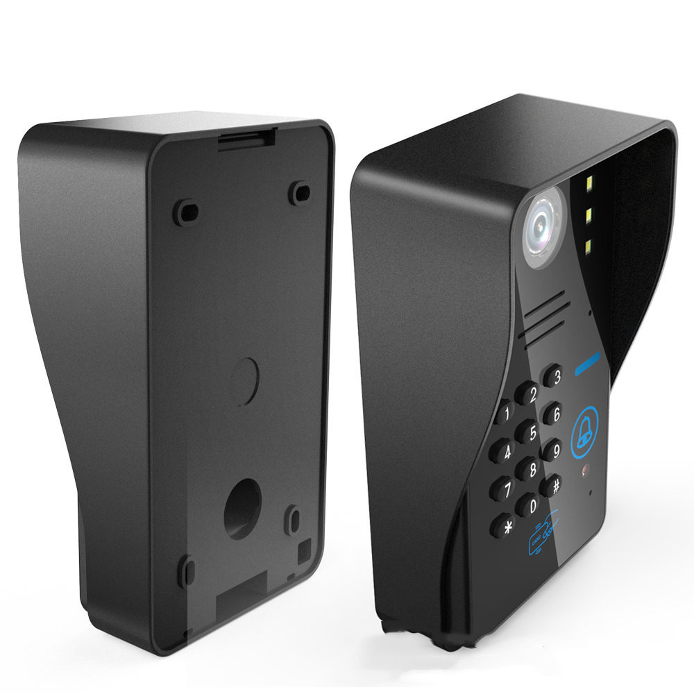 Interphone vidéo 7" filaire — Caméra 720P, 5 boutons 1