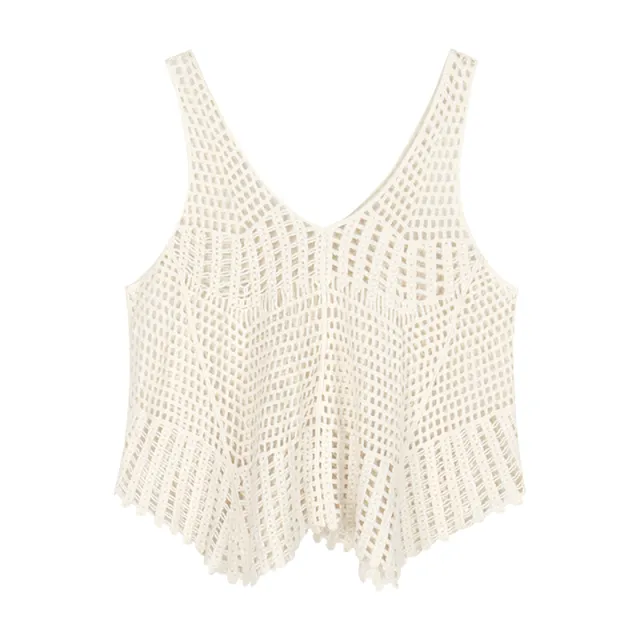 Women's Vest Loose Design Blouse Top Cutout Blouse - Shop at LoveMi