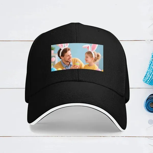 Custom Hat Photo Upload Christmas Theme National Flag Design - One Size Must Upload The Image - Image 4