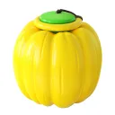 Squash Player Tossing Yellow
