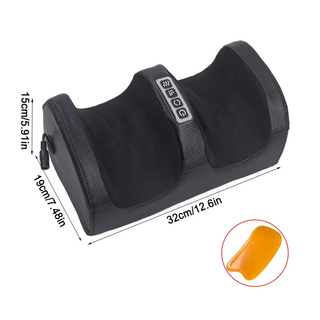 NEW Foot Leg Vibration Blood Circulation Booster Feet Massager Kneading Pain Relief UK