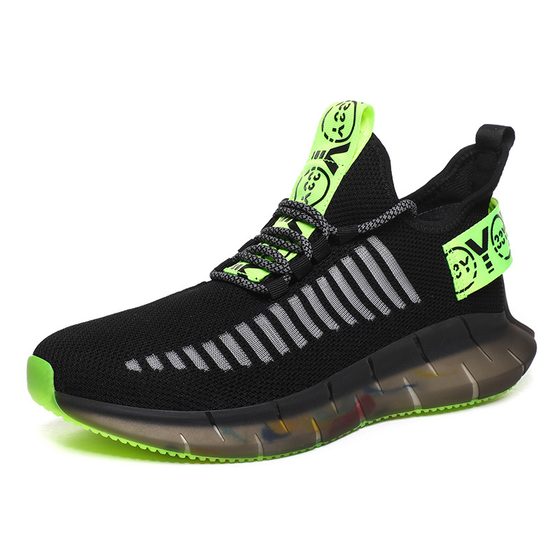 Title 5, Casual running shoes flying woven breathable shoes