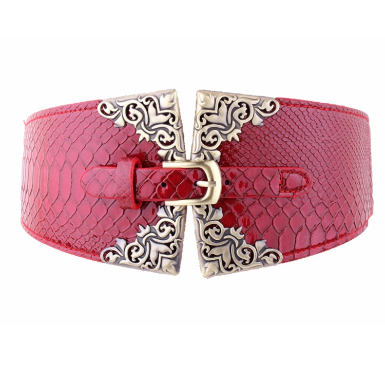 Title 2, European and American wild elastic wide belt