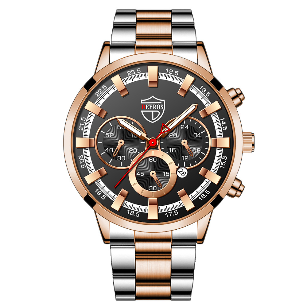 Men's Fashion Business Calendar Luminous Quartz Watch - Picture 9 of 10