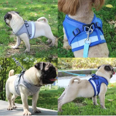 Reflective and Breathable Pet Harness