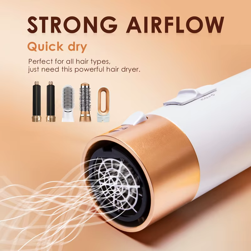 5 In 1 Hair Curler Dryer Styler Straightner Air Brush — image 2