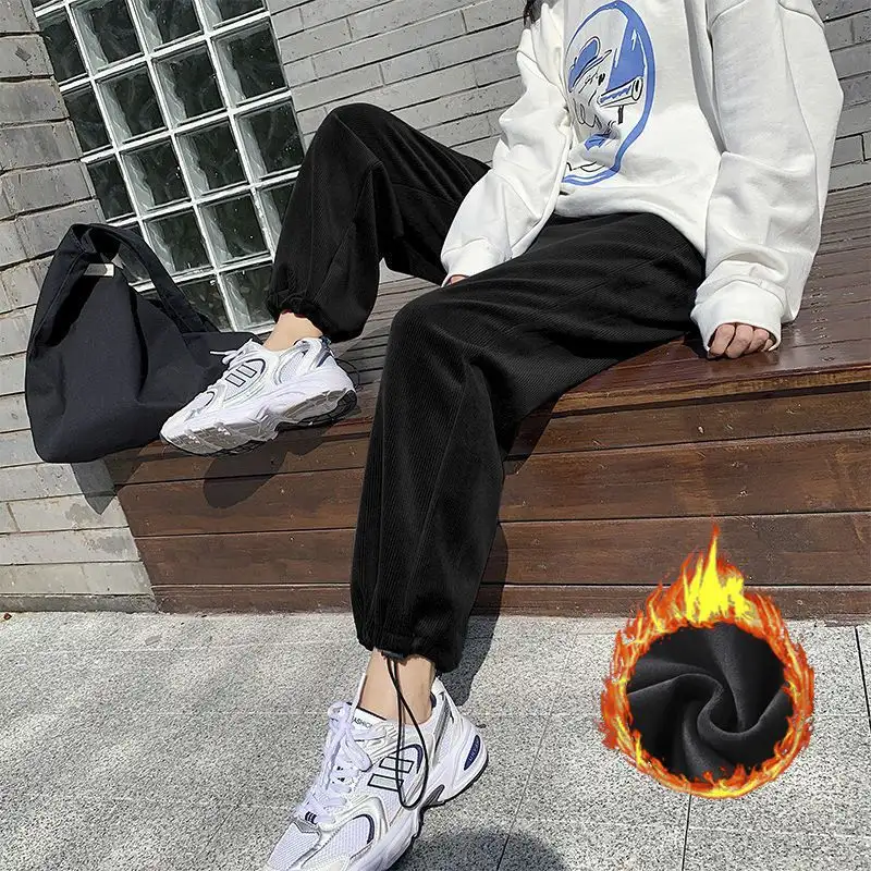 Wide-leg Pants Thickened Loose And Slim Sports