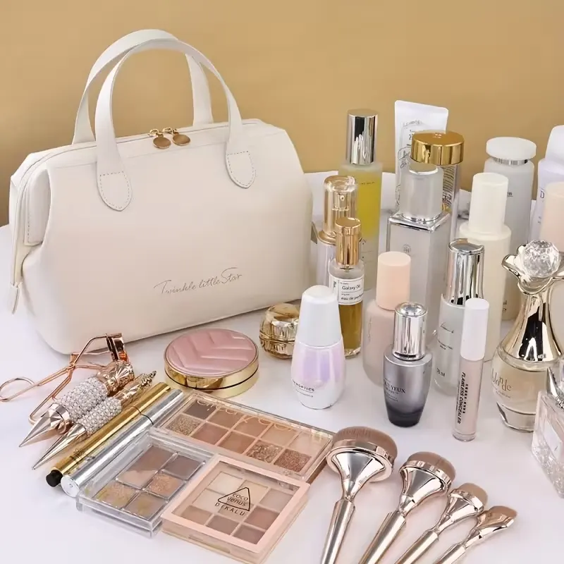 Portable Cosmetic Bag For Makeup, Skin Care
