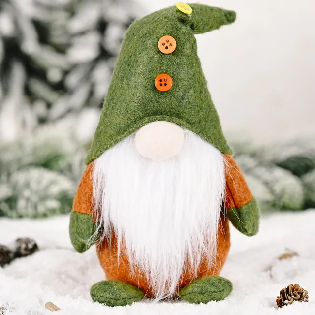 Snowflake Knitted Hat Forest Old Man Doll Ornaments Style31 - Shop at LoveMi