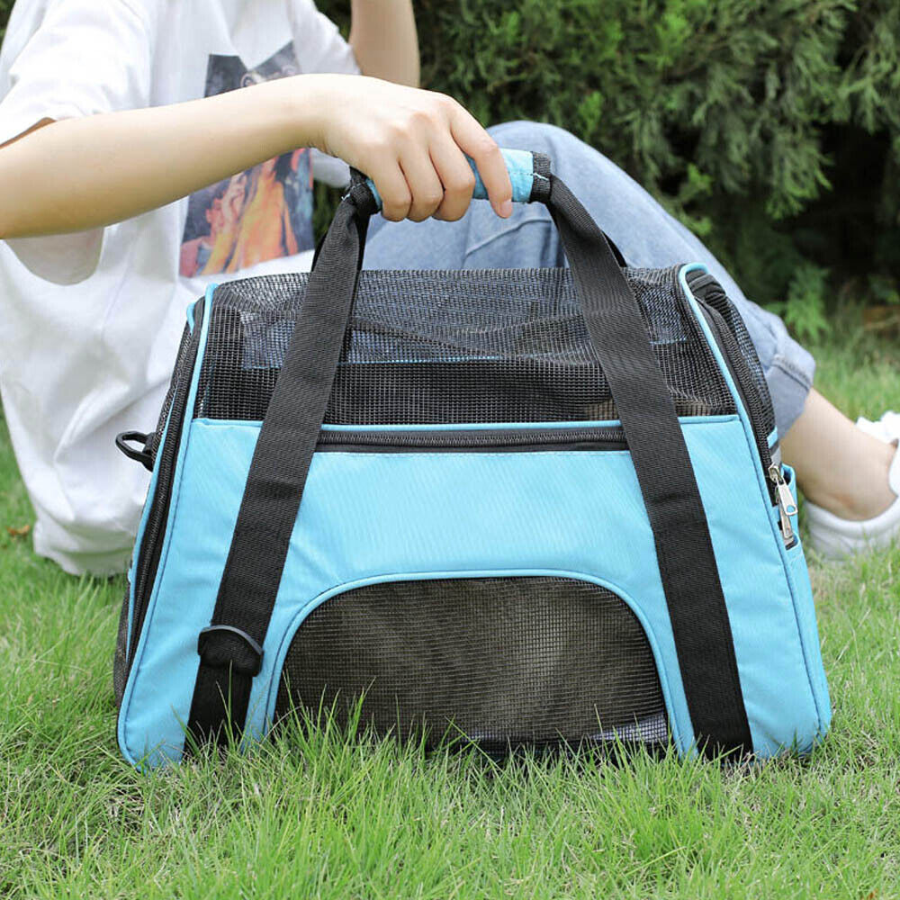 Large Pet Carrier Bag AVC Portable Soft Fabric Fold Dog Cat Puppy Travel — image 8