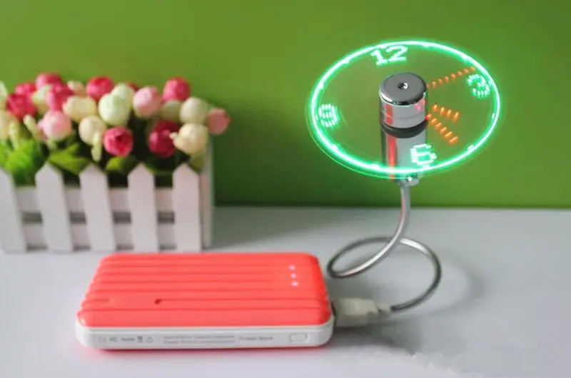 USB Fan Adjustable Mini Flexible LED Light