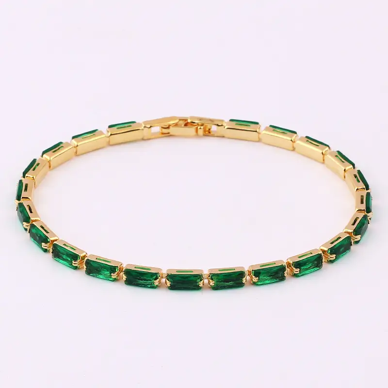 Green Zircon Jewelry Pull Bracelet Female
