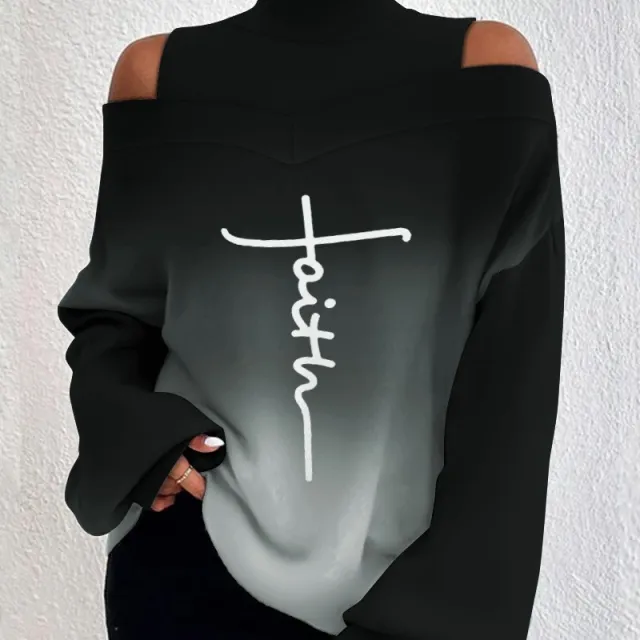 Contrasting Color Patchwork Off Shoulder Top Yqw6989Ea4 - Shop at LoveMi