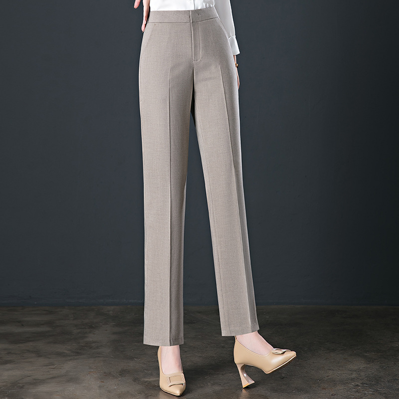 Title 2, High Waist Slimming Casual Trousers Go To Work ...