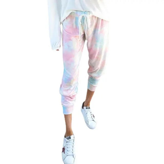 Outerwear High Waist Lace Up Casual Pants Light Color M - Shop at LoveMi