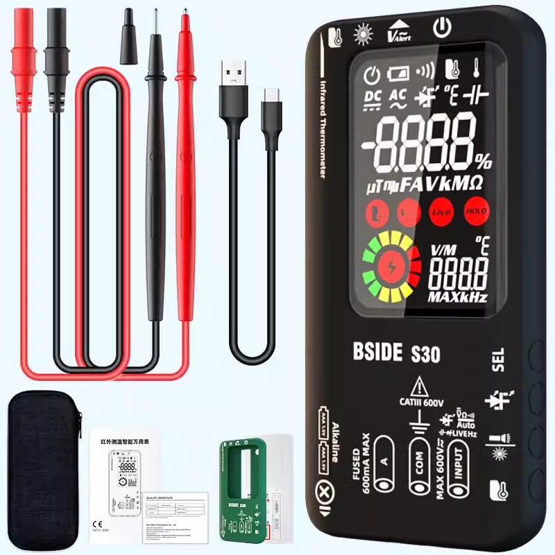 Title 1, S30 Charging Digital High Precision Anti-burnin...