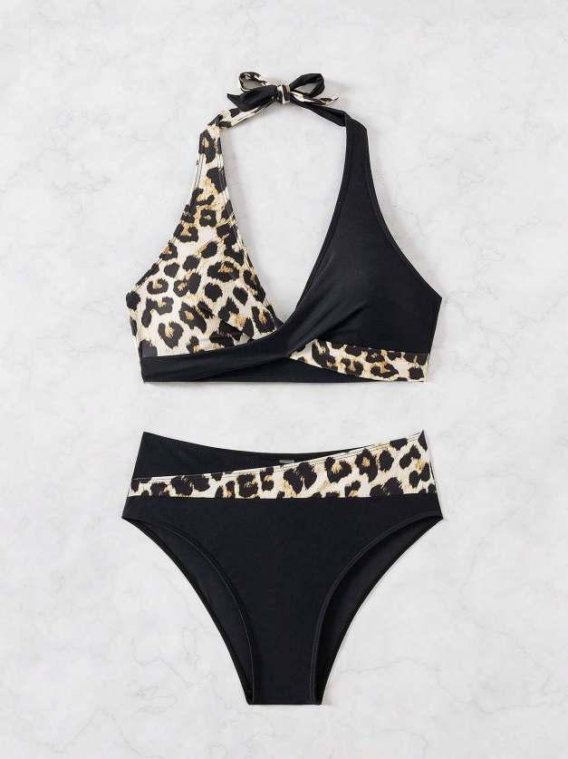 Women's Two-piece Casual Swimsuit P263-09 - Image 5