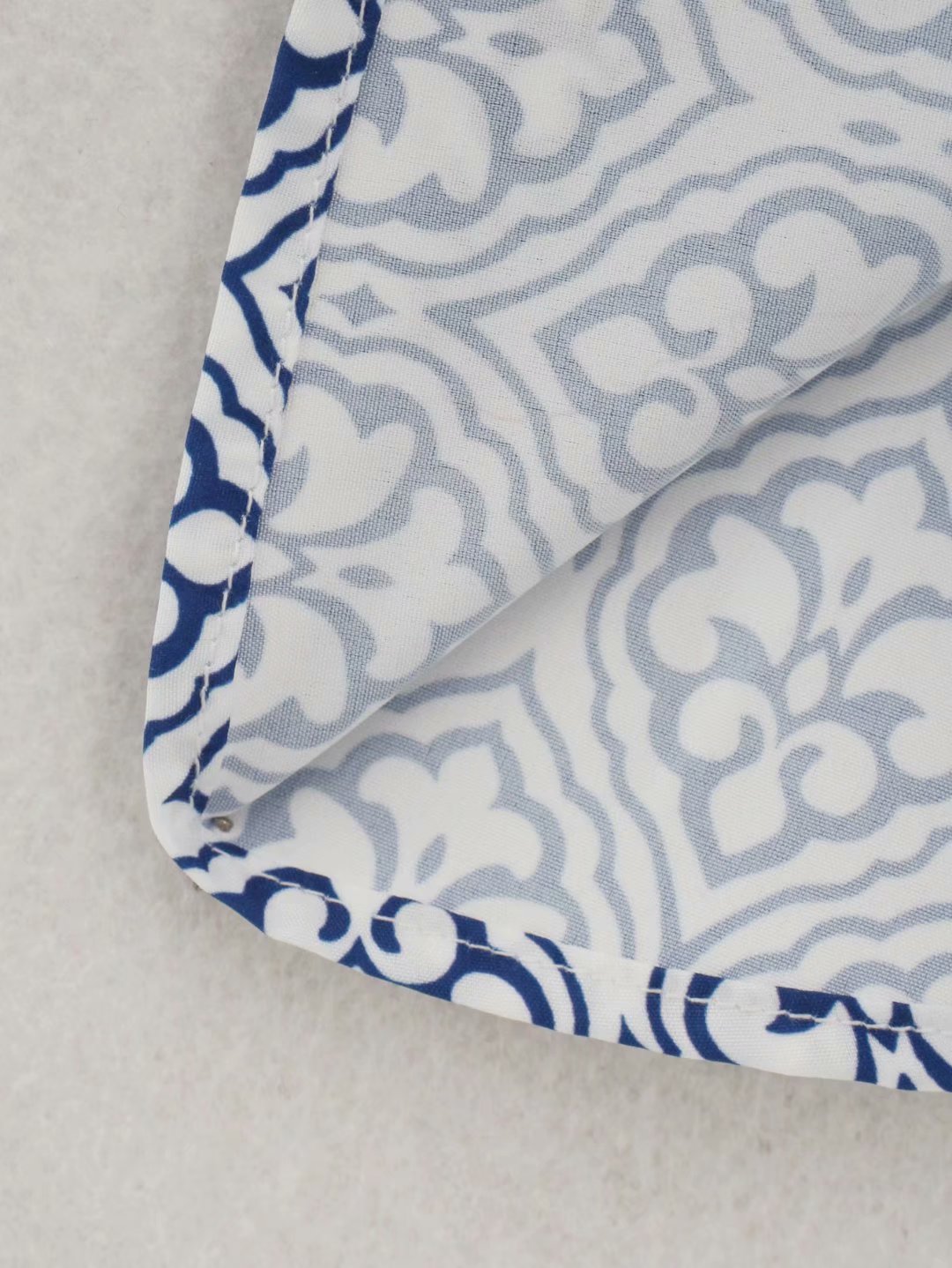 Spring Belt Printed Dress