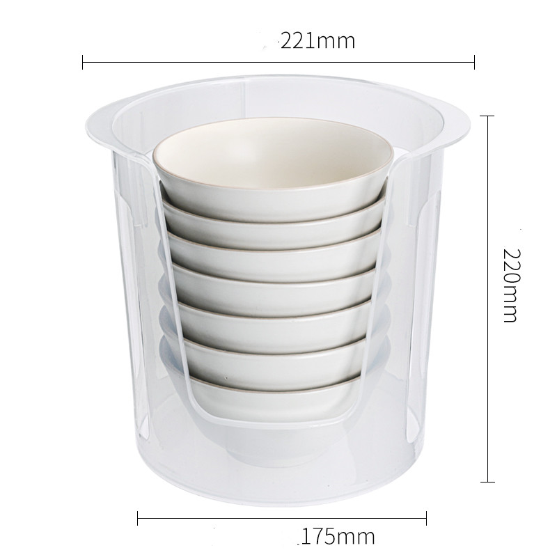 Title 1, Kitchen Large Round Plastic Draining Dish Rack ...