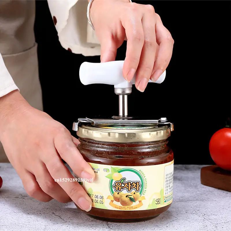 Kitchen Tool Can Opener Stainless Steel Adjustable Jar Openers
