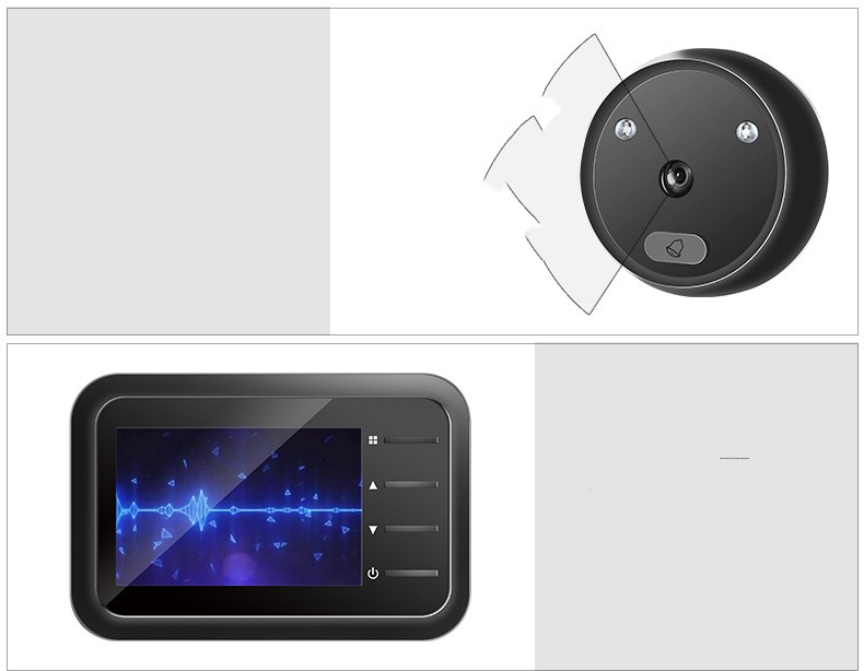 Visual Monitoring Anti-theft Camera Door Mirror - Image 1