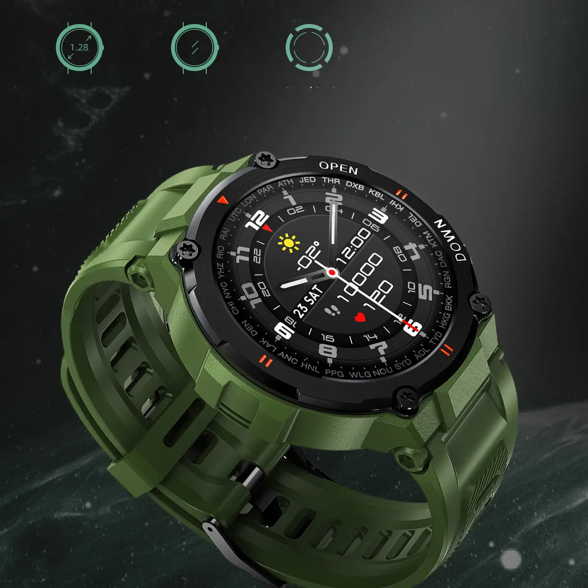 Sports Blood Oxygen Pressure Health Monitoring Watch