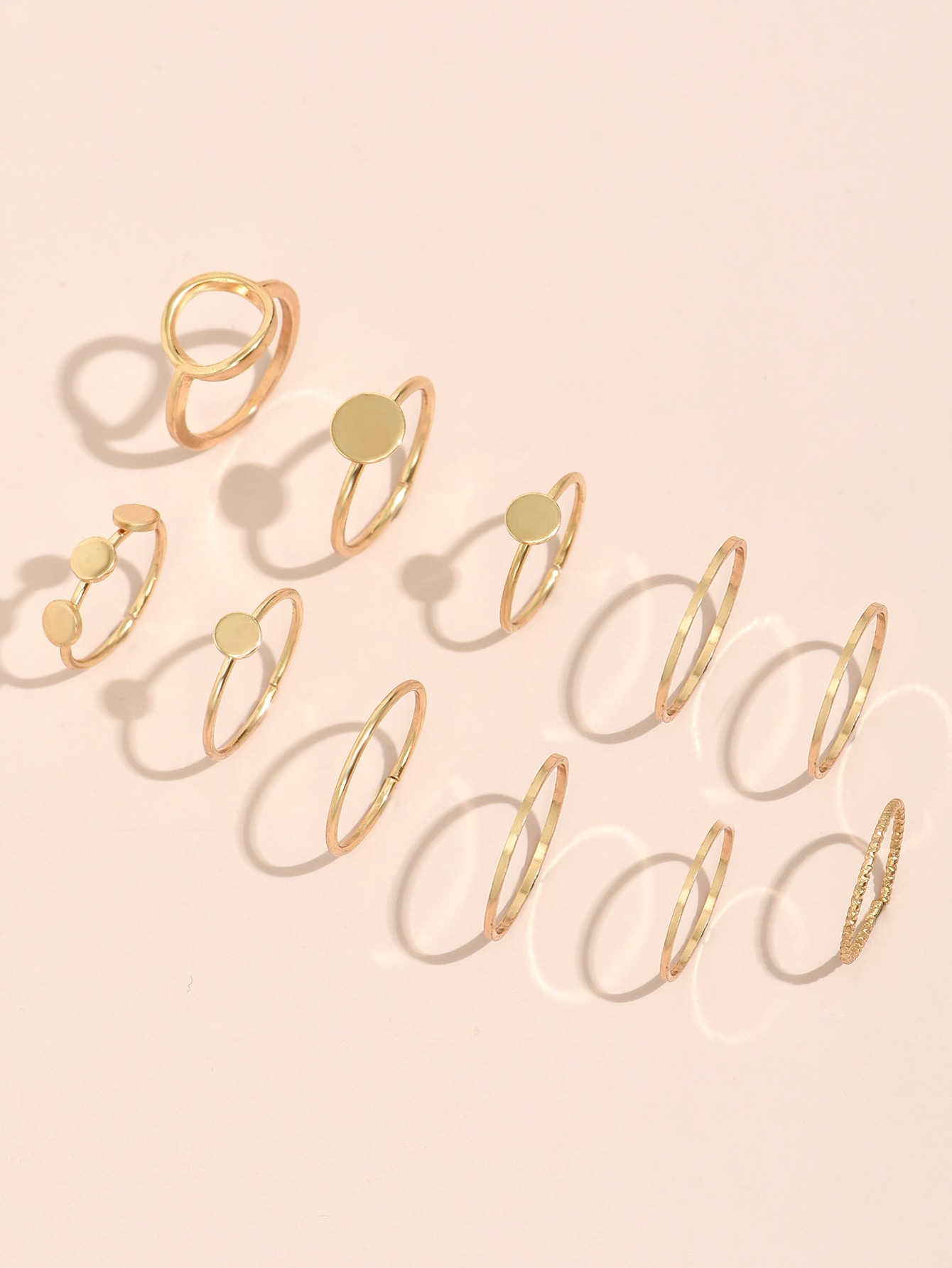 Metal Ring Set Women