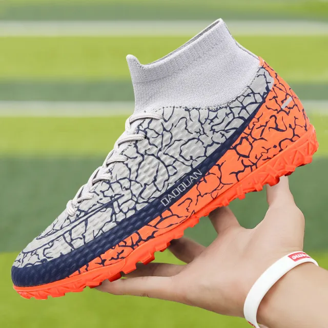 Soccer Men's High Top Youth Student Training Shoes Broken Nails 42 - Shop at LoveMi