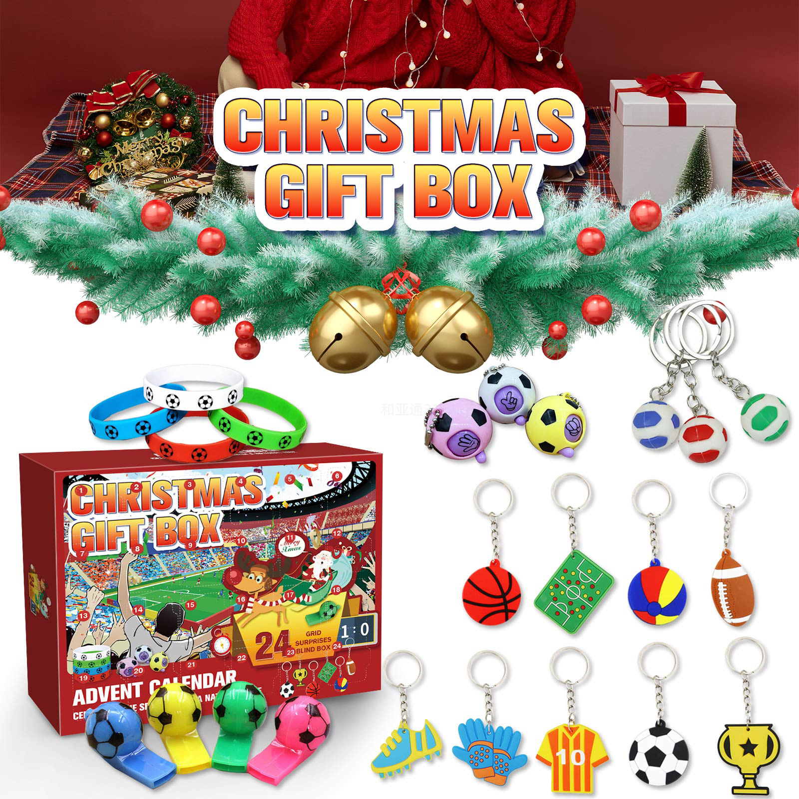 Title 6, World Cup Football Toys Advent Calendar 24 Grid...