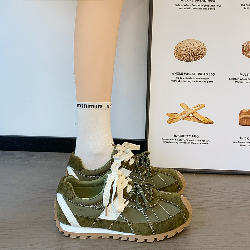 Womens German Training Shoes 2026 New Arrival Autumn Thin Trendy Platform Retro Running Casual Sport Sneakers Student Running Shoes