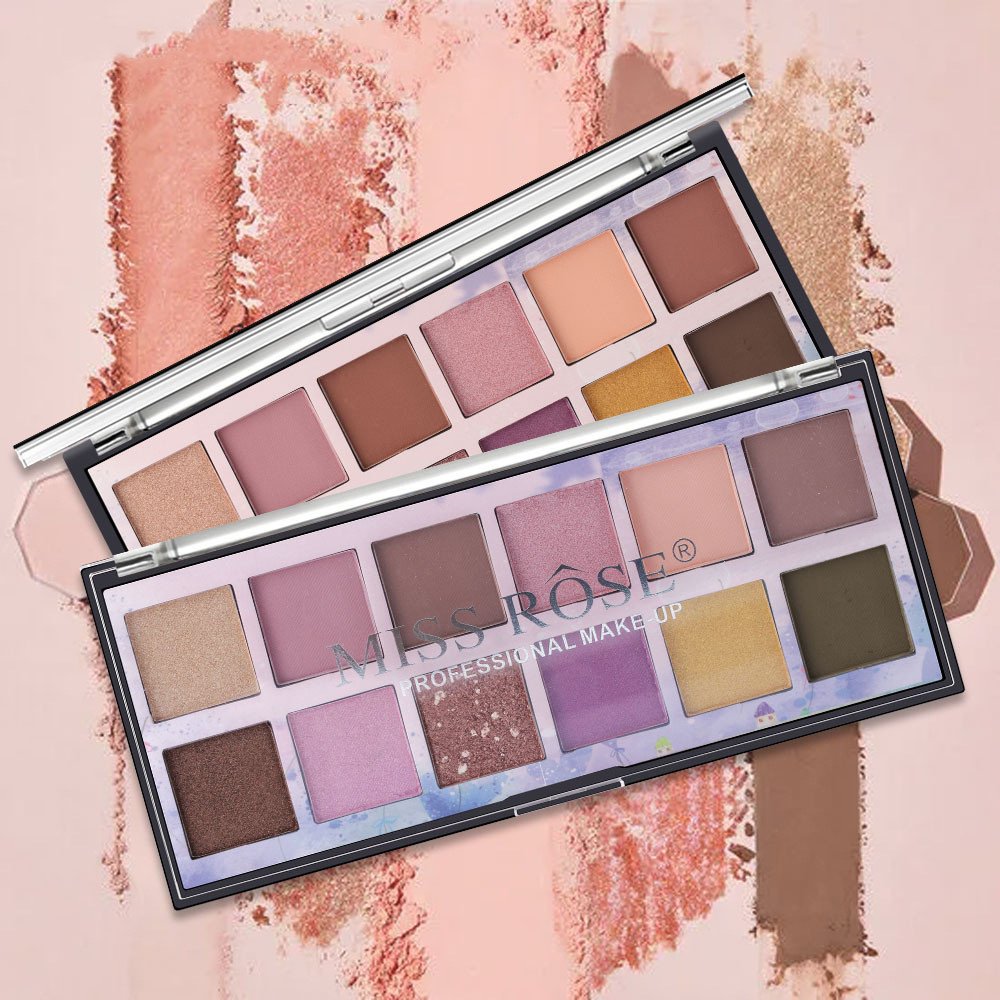 Beauty Shimmer Matte Long Lasting Waterproof Makeup Eye Shadow Plate