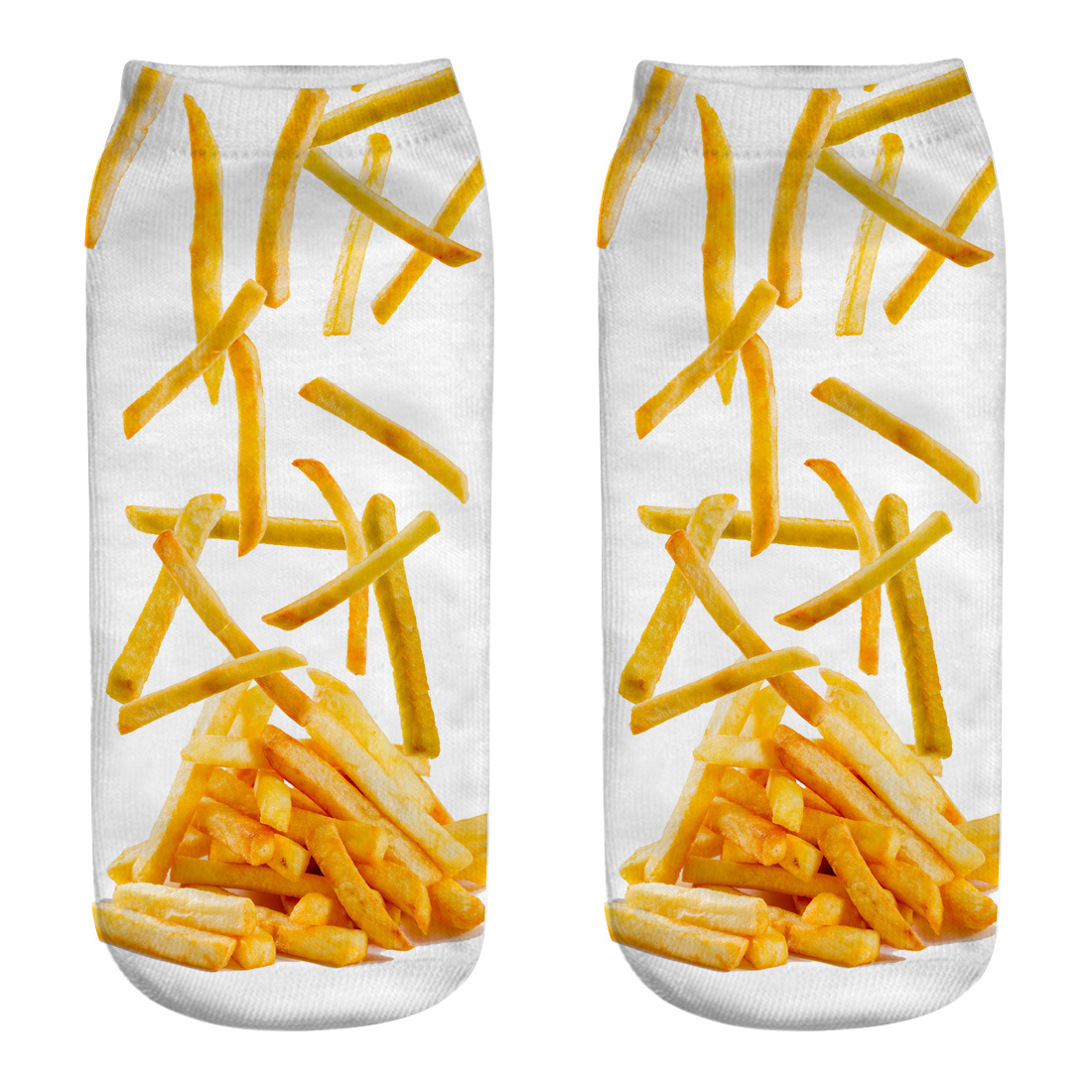 Title 12, Hamburger fries series 3D printing socks