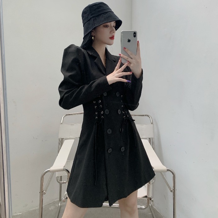 The New Temperament Waist Waist Is Thin And Small Suit Dress