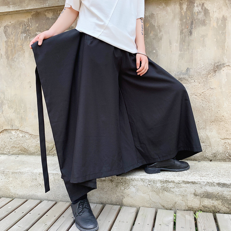 Fashion Personality Men's Loose Wide Leg Pants
