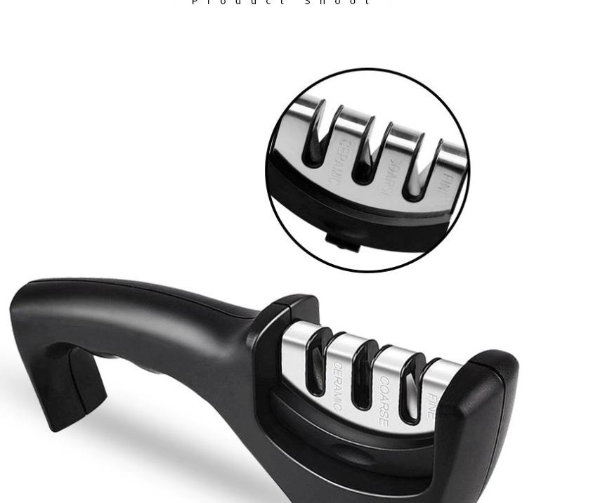 Заточка кухонного инструмента из алмазной вольфрамовой стали точильный камень